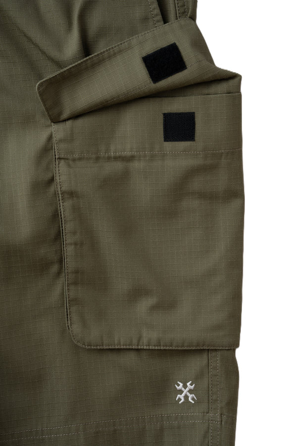 BLUCO - RIPSTOP CARGO SHORTS - OLIVE