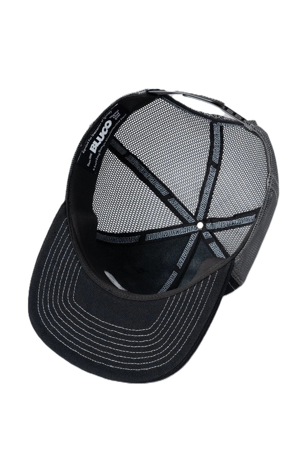 BLUCO - 6-PANEL MESH CAP - BWG - BLACK x GRAY