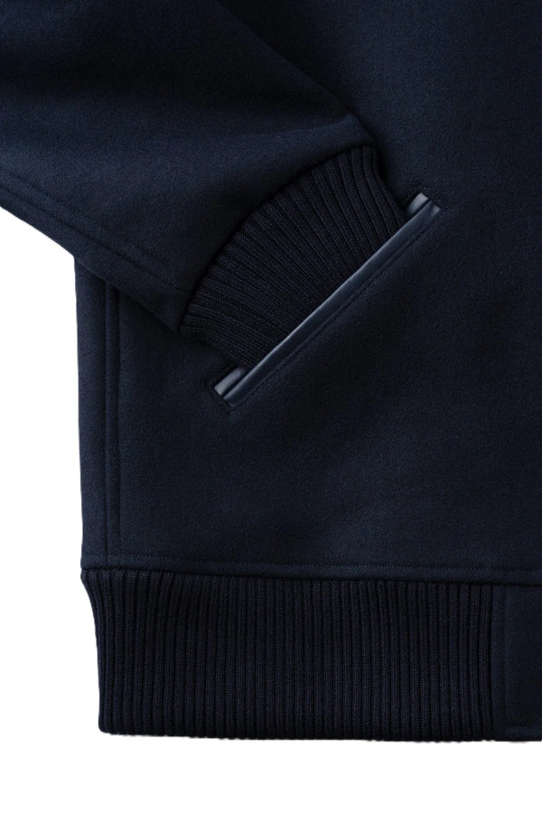 BLUCO - HEAVY MELTON PHARAOH COAT - NAVY