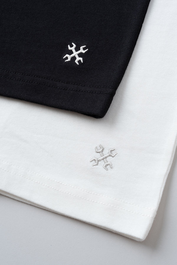 BLUCO - 2-PACK POCKET T-SHIRTS - WHITE