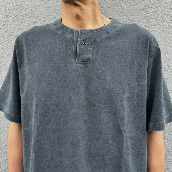 JACKMAN - HENLYNECK T-SHIRT - FADE BLUE GRAY
