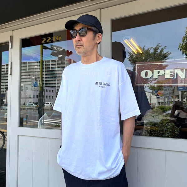 DOGHILL KUSTOMS - CIRCUS PIERROT LOGO TEE- WHITE