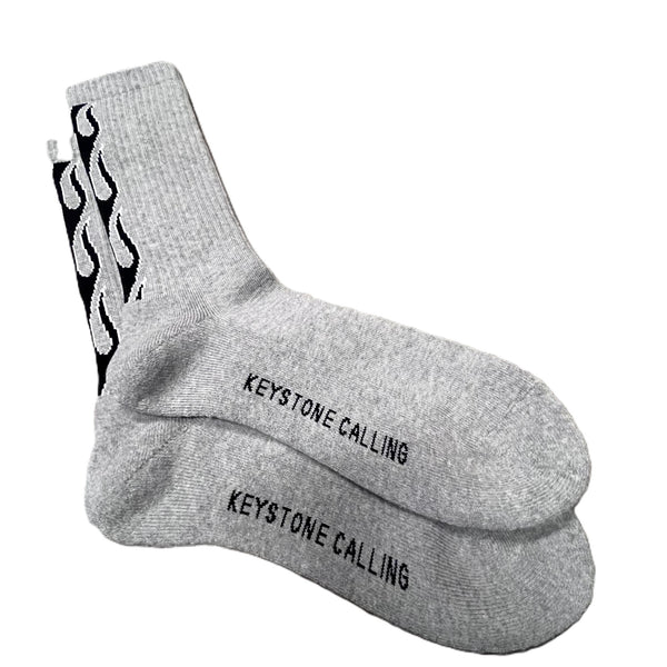 RADIALL - FLAMES - HEATHER GRAY