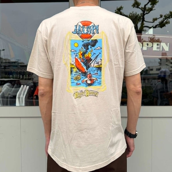 ANTIHERO -  THE RUSTBUCKET SS T-SHIRT - HEATHER BONE