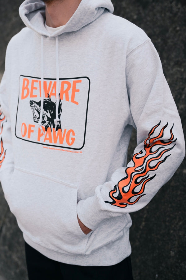 PAWG×BEWARE CHOPPER - PARKA - ASH GRAY / ORANGE