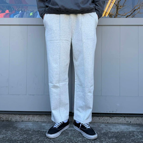 BIGMIKE - PIN TACK SWEAT PANTS - ASH