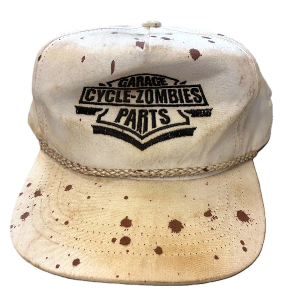 CYCLE ZOMBIES - ORIGINAL VINTAGE  CAP - WHITE