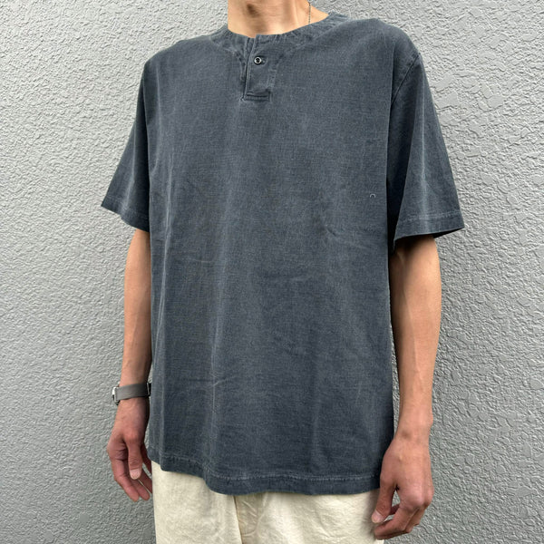 JACKMAN - HENLYNECK T-SHIRT - FADE BLUE GRAY