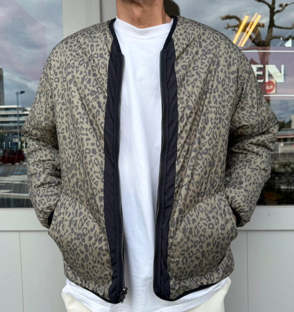 WAX - REVERSIBLE ZIP CARDIGAN JACKET - BLACK