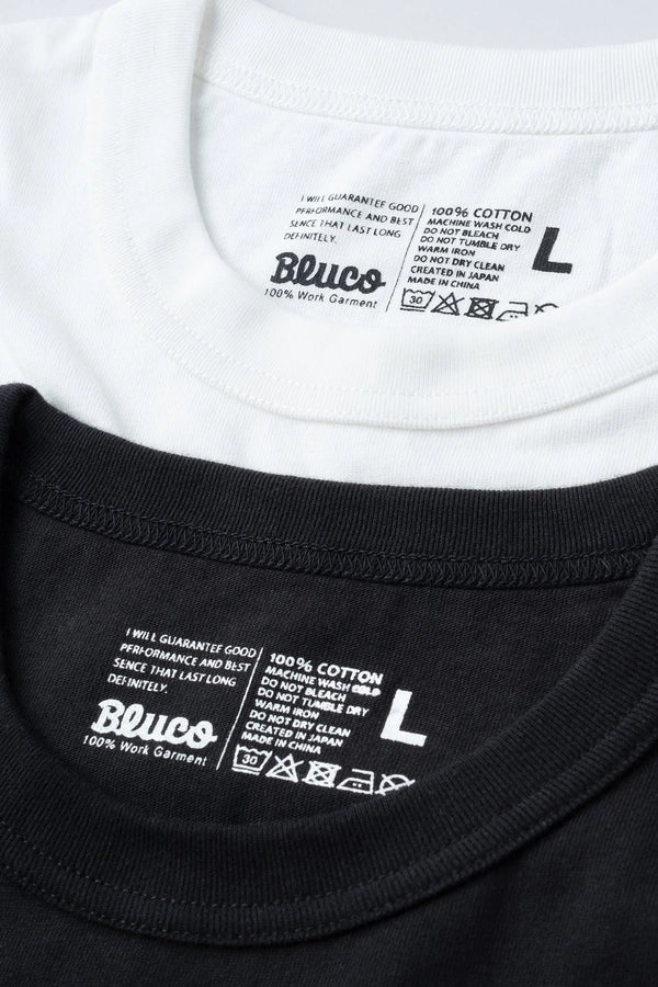 BLUCO - 2-PACK POCKET T-SHIRTS - WHITE