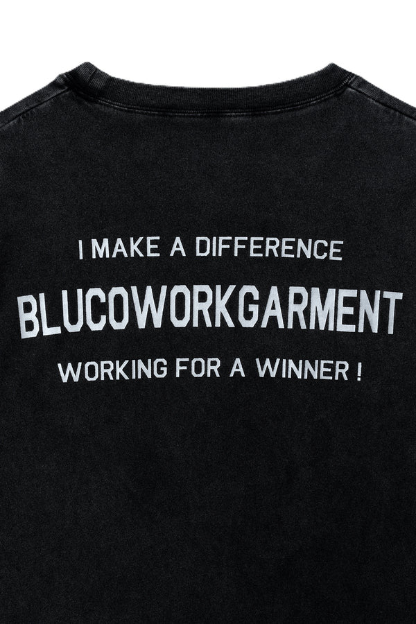 BLUCO - PIGMENT POCKET T-SHIRTS Ticket - BLACK