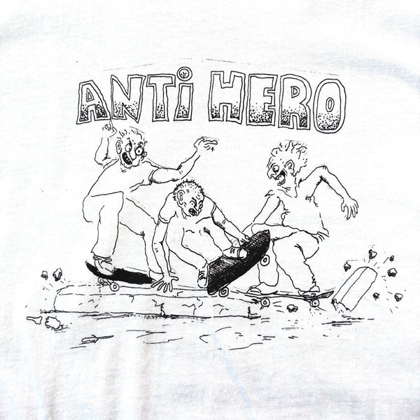 ANTIHERO -  CURB PIT SS T-SHIRT - WHITE