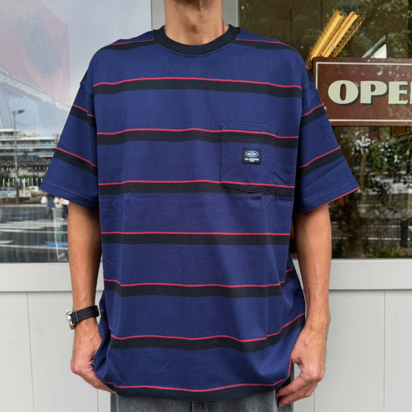 CHALLENGER - S/S AUTHENTIC BORDER TEE - NAVY