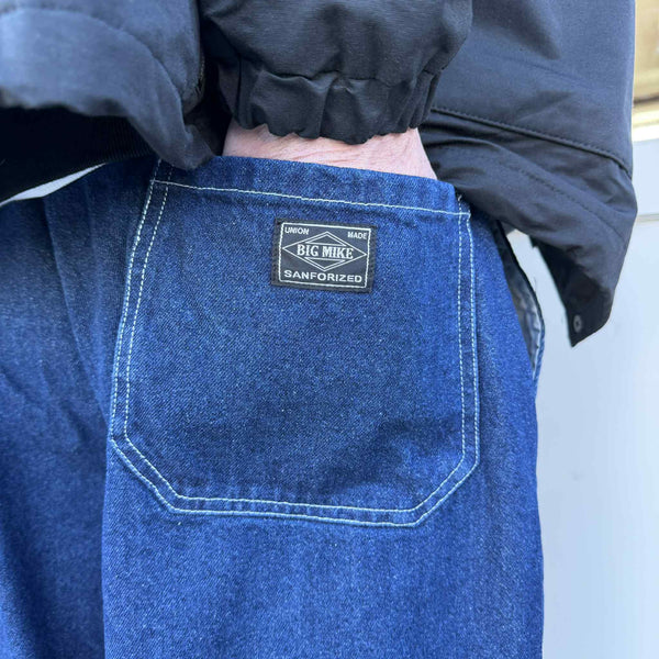 BIGMIKE - DEMIM EASY PANTS - D.INDIGO