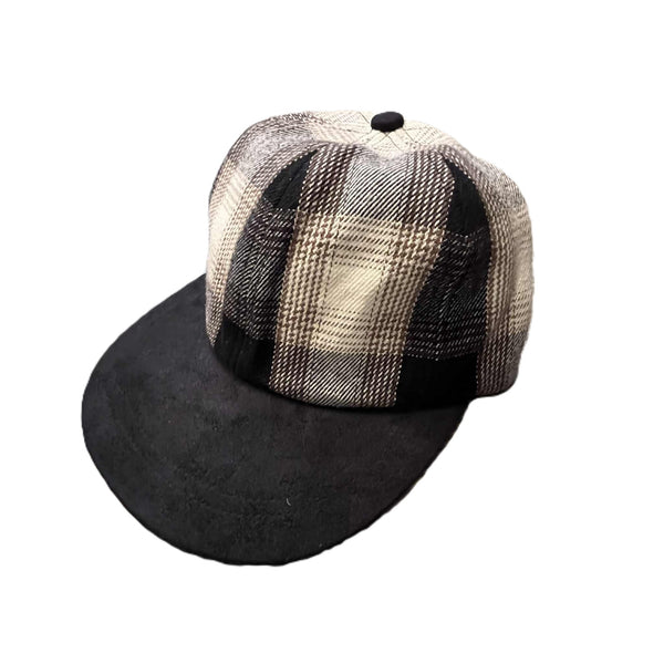BIGMIKE - HEAVY FLANNEL CAP - OFF x BROWN x BLACK