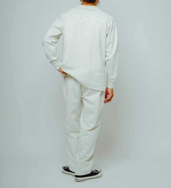 BIGMIKE - PIN TACK SWEAT PANTS - ASH