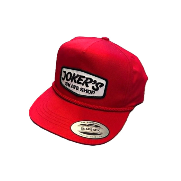 JOKERS'S SKATE SHOP - CLASSIC ROPE CAP - RED