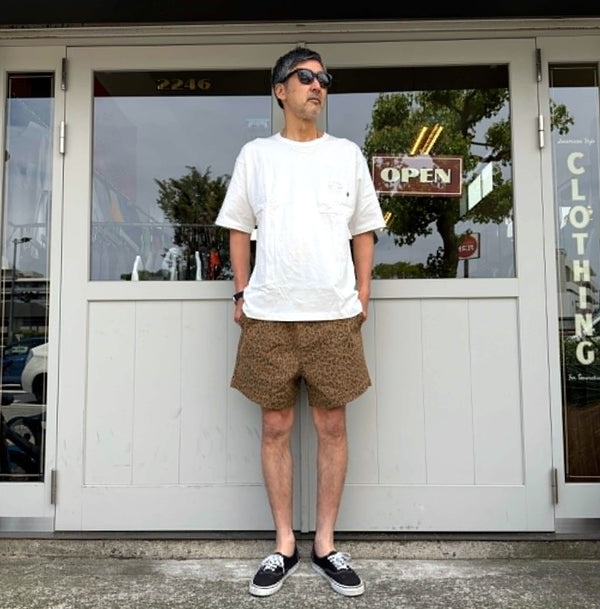 WAX - LEOPARD SHORTS - BROWN