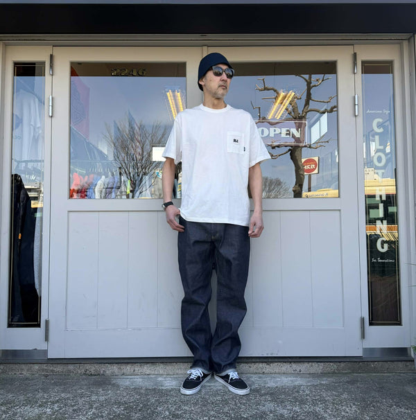 BLUCO - DRY COTTON POCKET T-SHIRT -BLC- WHITE