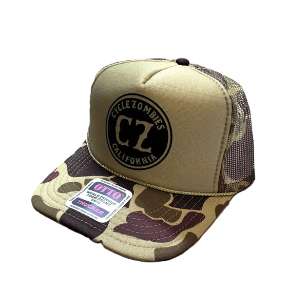CYCLE ZOMBIES - CA MESH TRUCKER HAT - CAMO