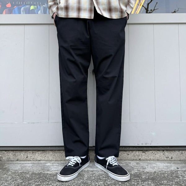 FIVE BROTHER - SEER SUCKER EASY PANTS - BLACK