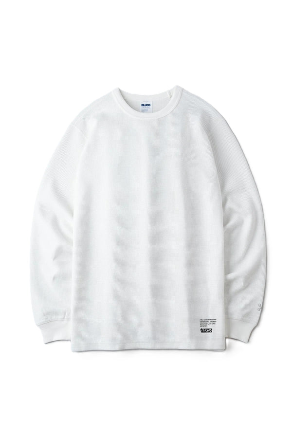 BLUCO - CREW NECK THERMAL - WHITE