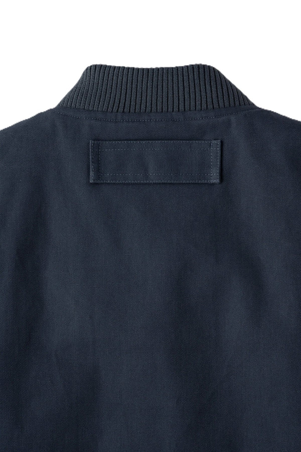 BLUCO - RIB COLLAR VEST  - CHARCOAL