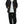 BIGMIKE - HEAVY FLANNEL CARDIGAN - BLACK