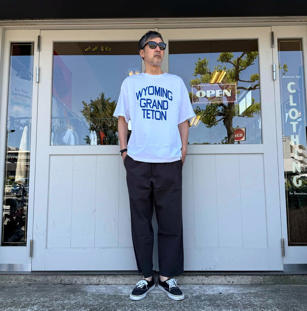 ILL ONE EIGHTY - WYOMING GRAND TETON TEE - WHITE
