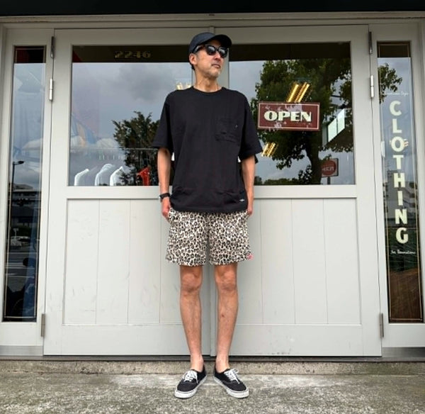 THE HARD MAN - LEOPARD SHORTS - NATURAL