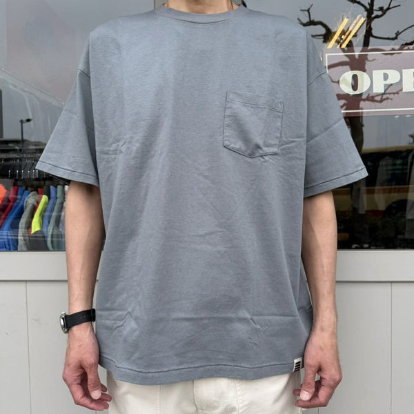 ILL ONE EIGHTY - PLAIN POCKET TEE - GRAY