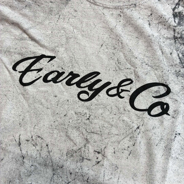Early & Co - TIE DYE LOGO T-SHIRT - GREY
