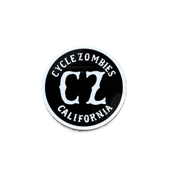 CYCLE ZOMBIES - CA LOGO STICKER