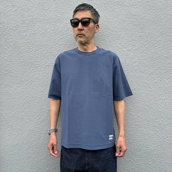ARMY TWILL - BACK JERSEY HALF SLEEVE TEE - NAVY