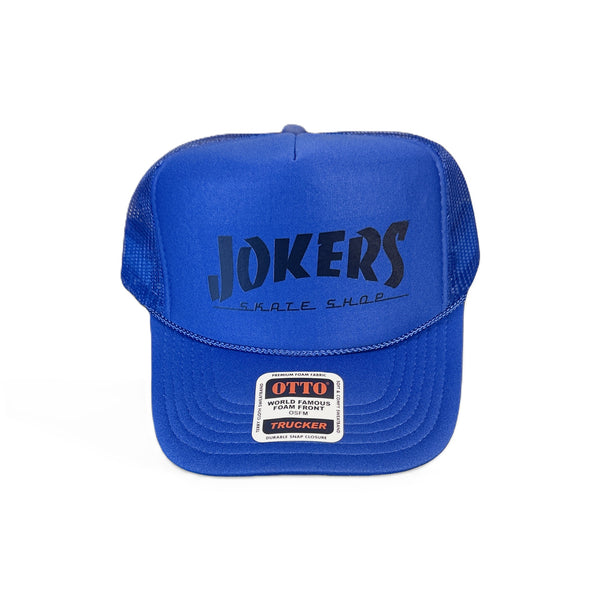 JOKERS'S SKATE SHOP - HOMETOWN FOAM CAP - BLUE x BLACK