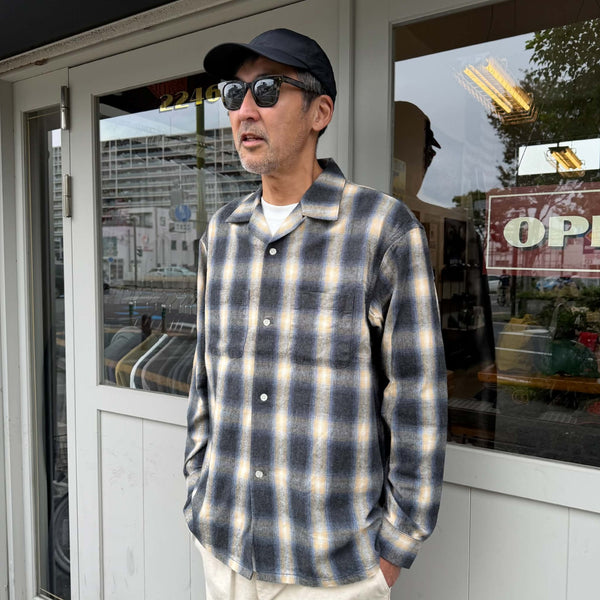 FIVE BROTHER -  CHECK ONE-OP SHIRTS - GREY