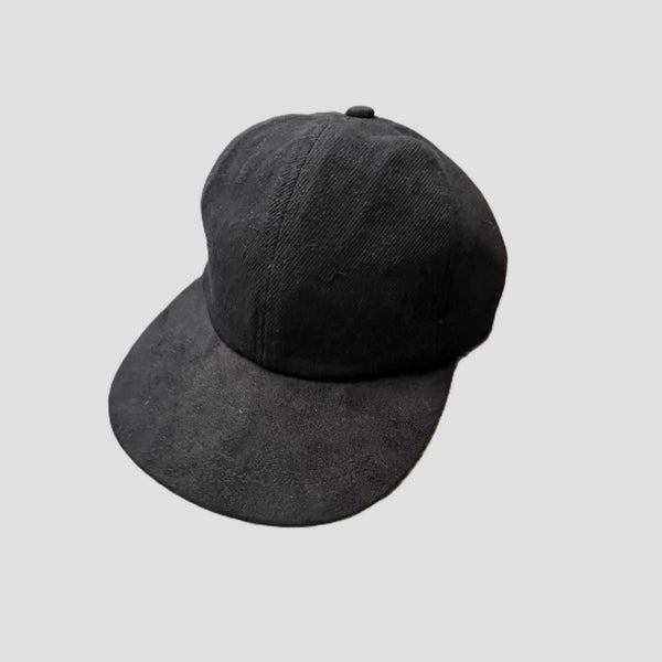 BIGMIKE - HEAVY FLANNEL CAP - BLACK