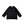 melple - GRID BASEBALL 4/5 SLEEVE - BLACK-BLACK