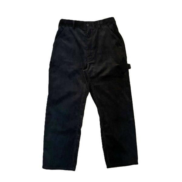 BIGMIKE - CORDUROY PAINTER EASY PANTS - BLACK