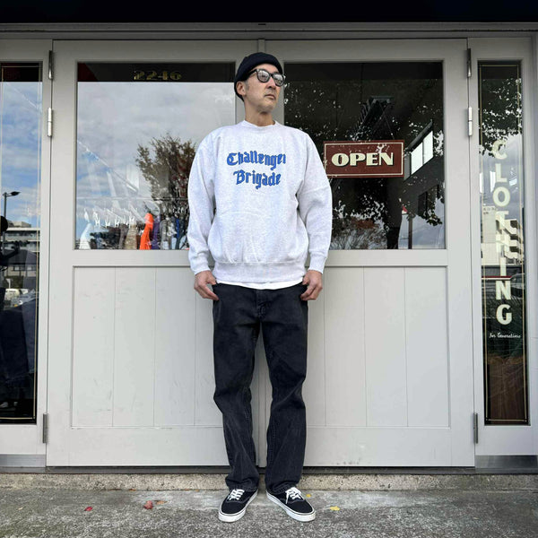 CHALLENGER - CLASSIC LOGO C/N SWEAT - GRAY