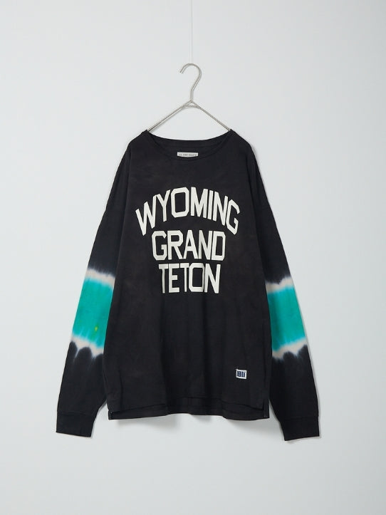ILL ONE EIGHTY - WYOMING TIE DYE L/S TEE - BLACK