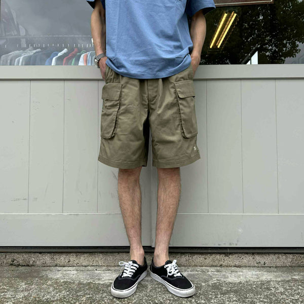 BLUCO - RIPSTOP CARGO SHORTS - OLIVE