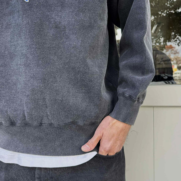 CHALLENGER - CLASSIC LOGO C/N SWEAT - BLACK