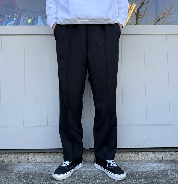 BIGMIKE - PIN TACK TROPICAL PANTS - BLACK