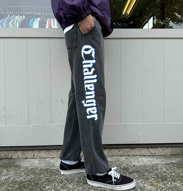 CHALLENGER - CLASSIC LOGO SWEAT PANTS - BLACK