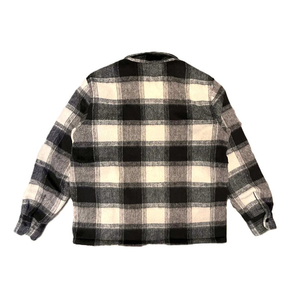 BIGMIKE - OMBRE ZIP QUILTED LINING JACKET - BROWN x OFF