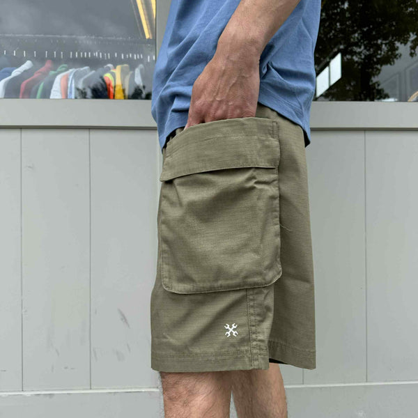 BLUCO - RIPSTOP CARGO SHORTS - OLIVE
