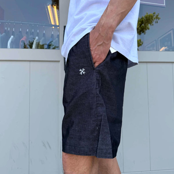 BLUCO - STRETCH SUMMERCORD EASY SHORTS - BLACK