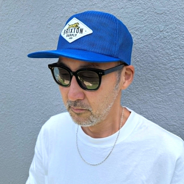 BRIXTON - LEAPER MP ALL MESH TRUCKER HAT - ROYAL