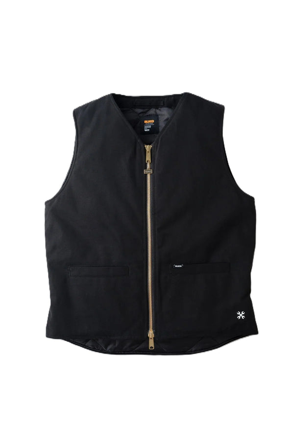 BLUCO - V NECK VEST  - BLACK